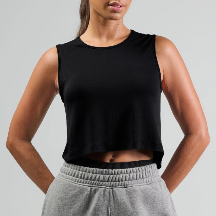 Crop top Athleisure - Black
