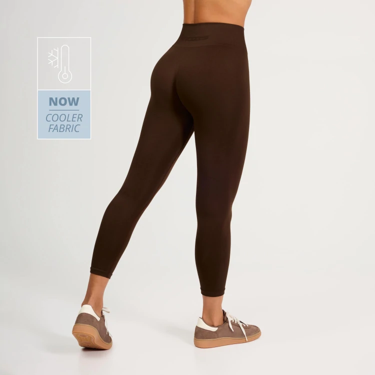 Legging Taille Moyenne 7/8 Athleisure - Brown