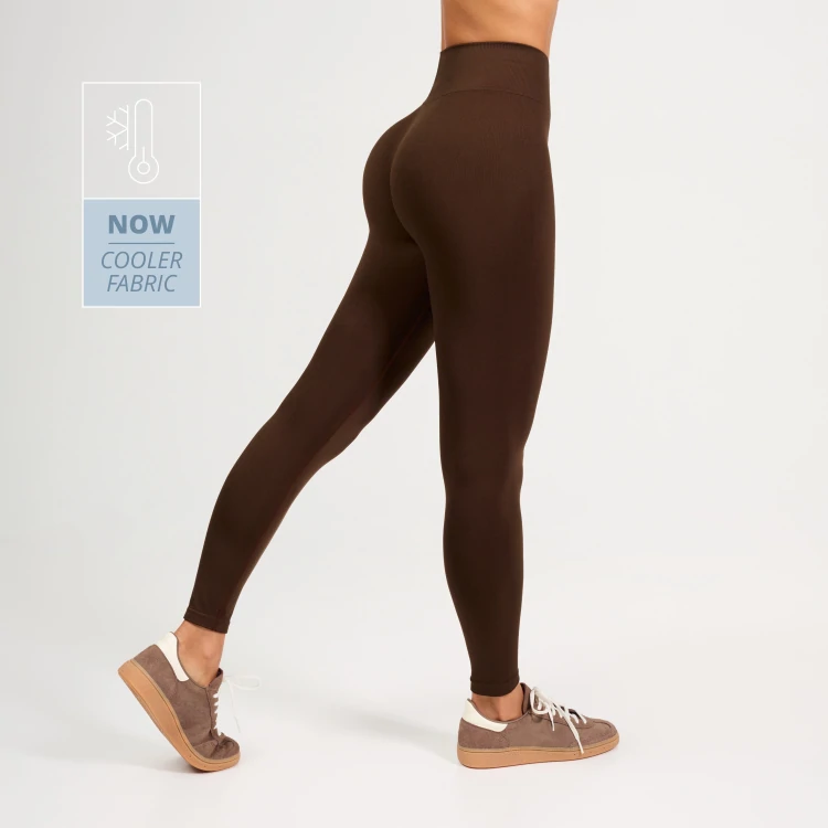 Legging Taille Moyenne Athleisure - Brown