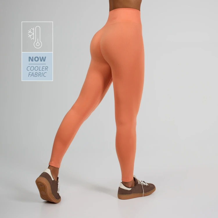 Legging Taille Moyenne Athleisure - Summer Orange