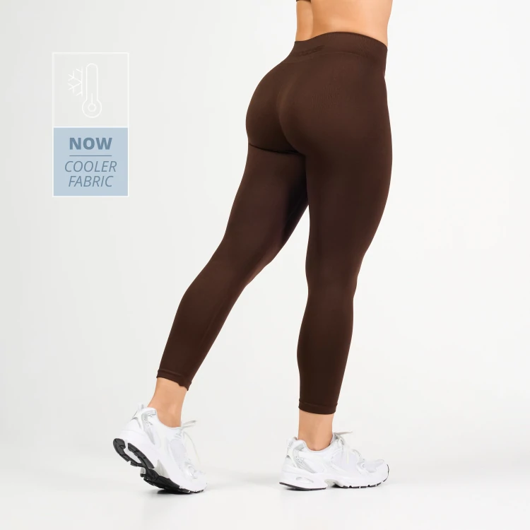 Legging 7/8 Taille Basse Athleisure - Brown
