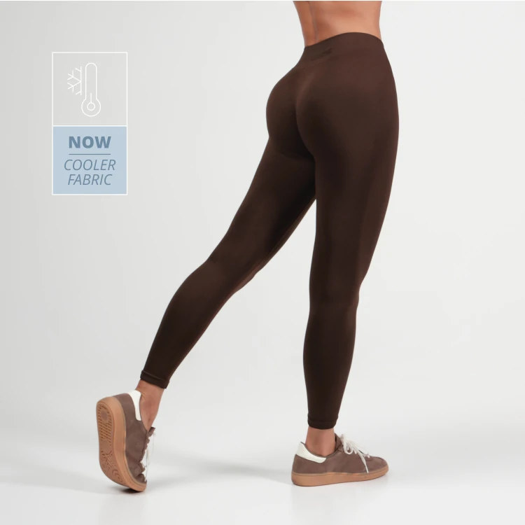 Legging Taille Basse Athleisure - Brown