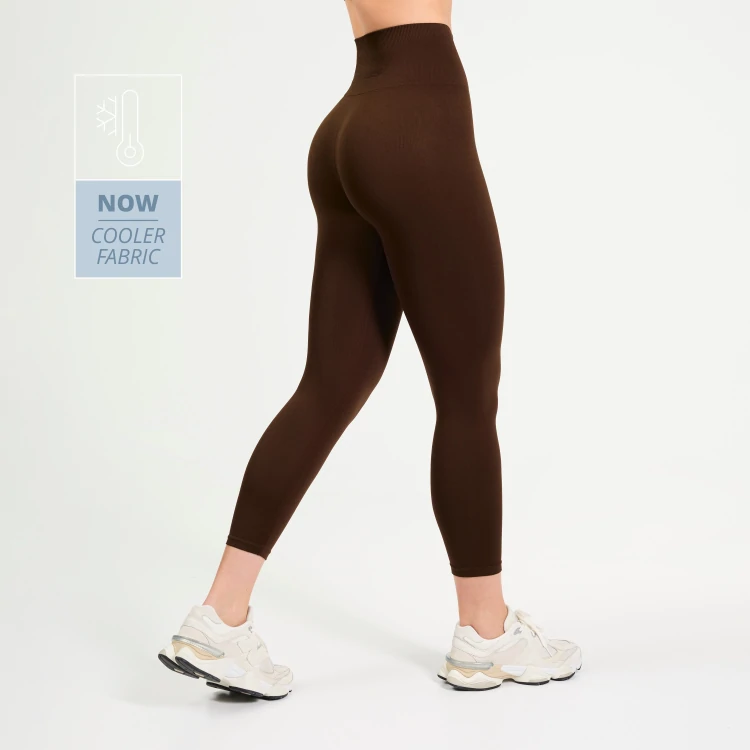 Legging 7/8 Taille Haute Athleisure - Brown