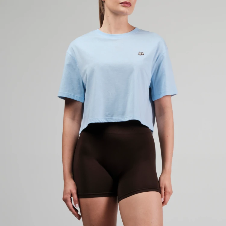 Crop T-Shirt Athleisure P - Sky Blue