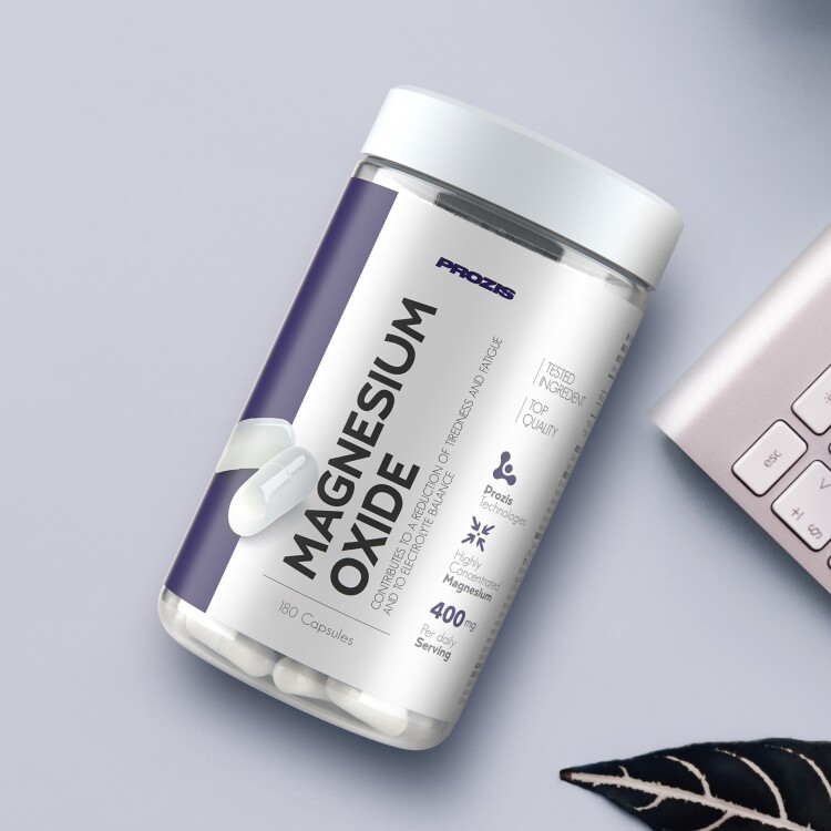 Visuel du produit : Oxyde de Magnésium 400 mg 180 gélules