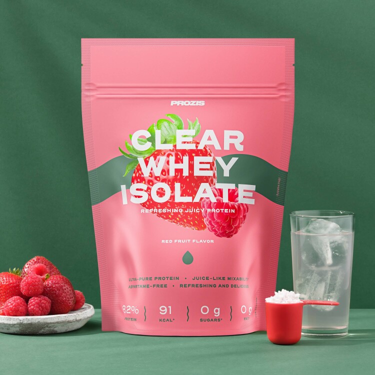 Visuel du produit : Clear Whey Isolate - Fruits Rouges 500 g