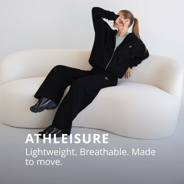 Athleisure P Wide Leg Joggers - Bottoms | Prozis