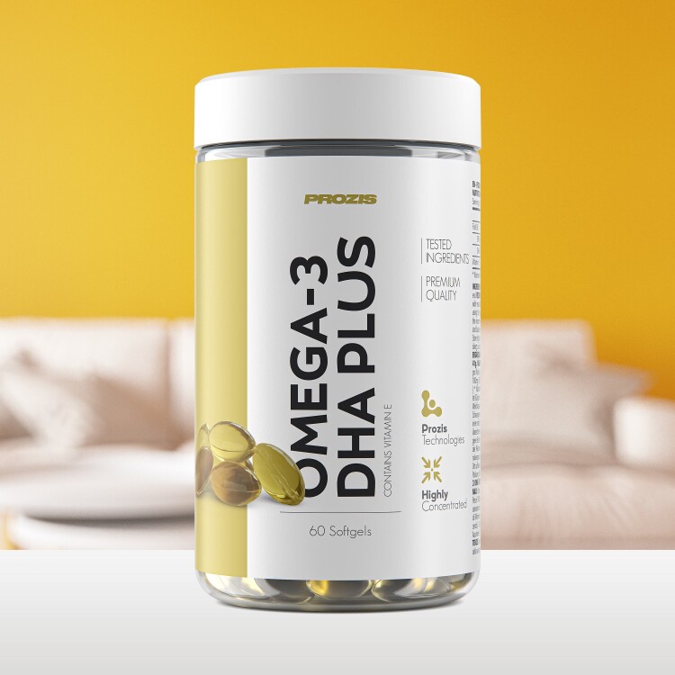 Visuel du produit : Omega-3 DHA Plus 60 capsules molles