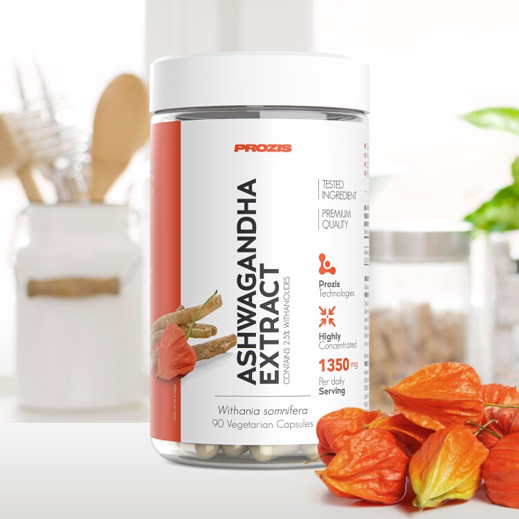 Visuel du produit : Extrait d'Ashwagandha 450 mg 90 Veg caps