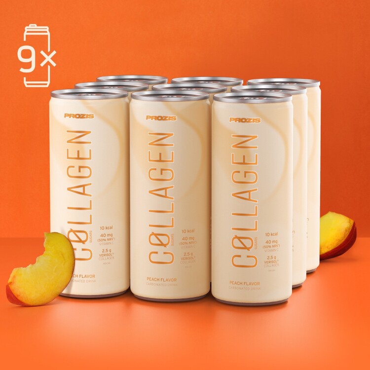 Visuel du produit : Collagen Drink - Pêche 250 mL x9