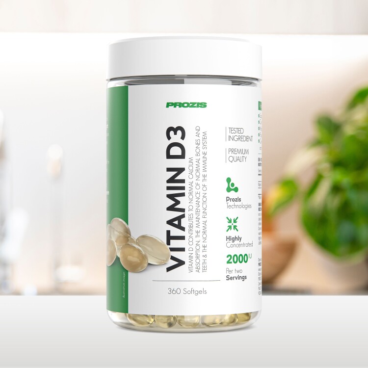 Visuel du produit : Vitamin D3 360 softgel