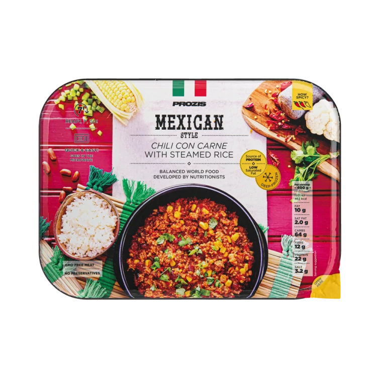Chili con Carne com Arroz