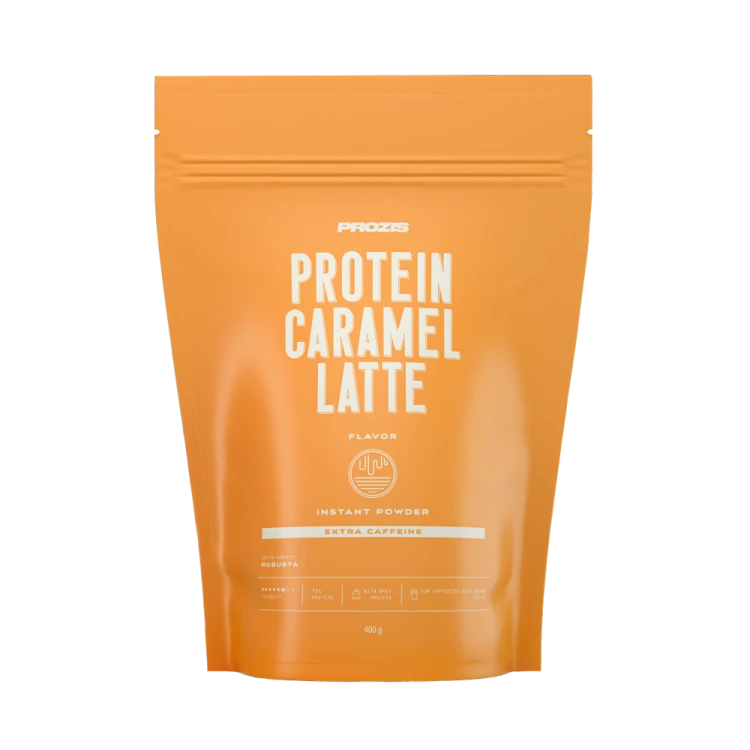 Latte de caramelo proteico - Con cafeína extra 400 g