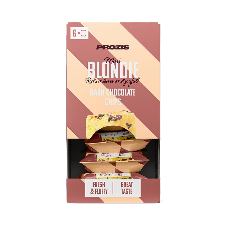 Mini Blondie (6 szt.) - Kawałki Czekolady Gorzkiej