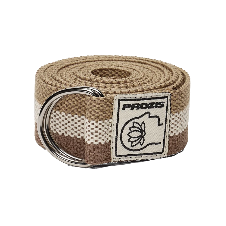 Deep Stretch Yoga Strap - Muddy Brown