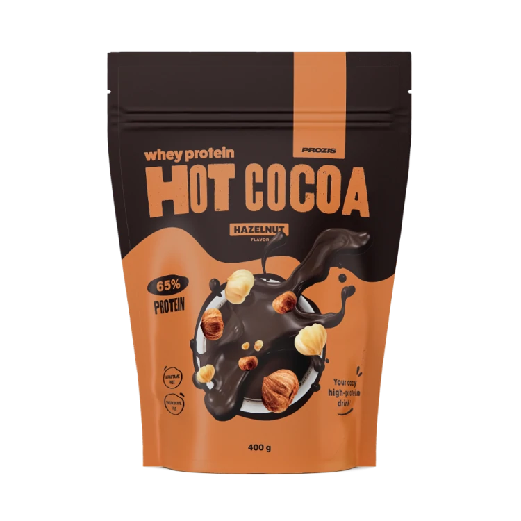 Hot Cocoa with Whey Protein 400 g - Hazelnut