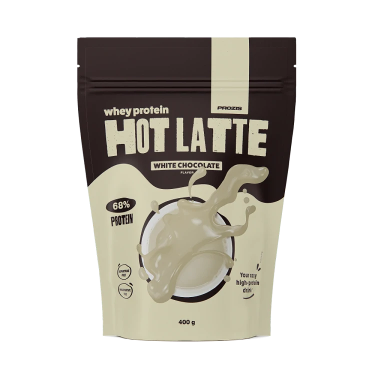 Hot Latte with Whey Protein 400 g - White Chocolate