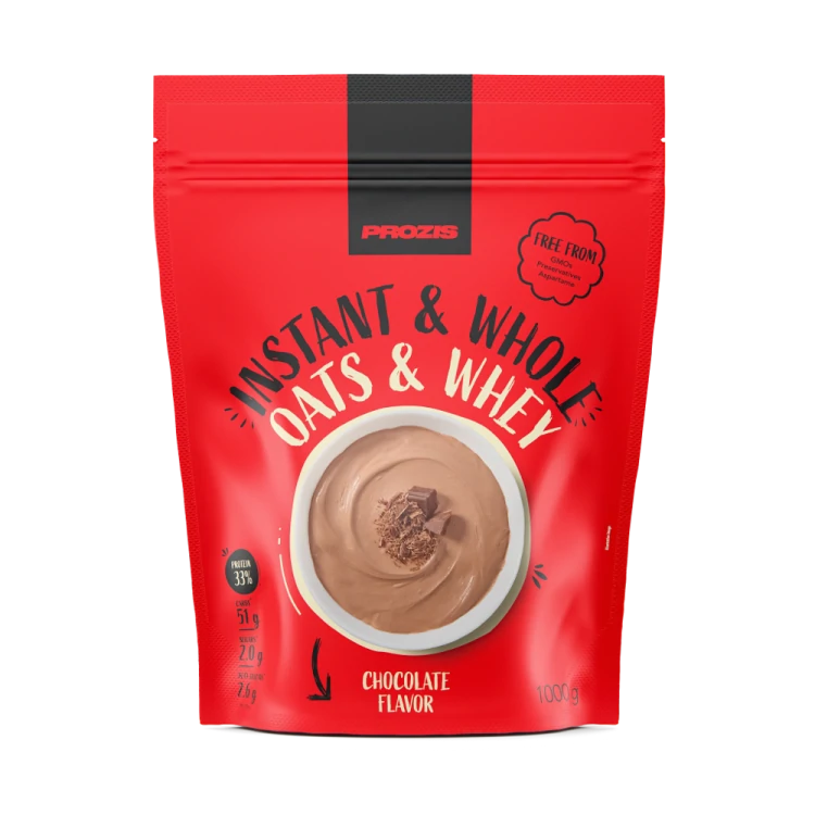 Avena integral instantánea y Proteína de suero de leche 1000 g