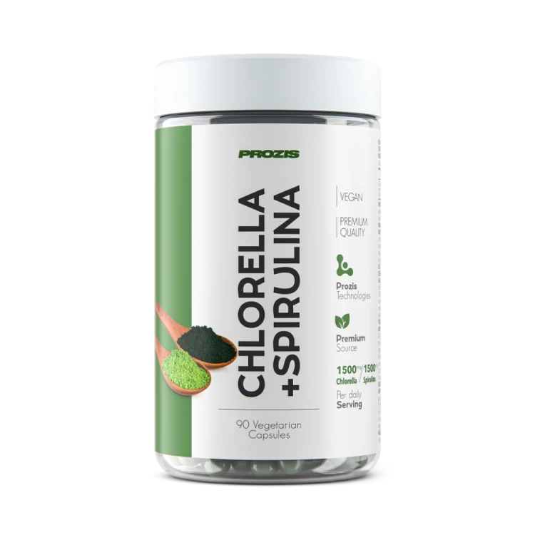Chlorella+Spirulina 90 veg caps