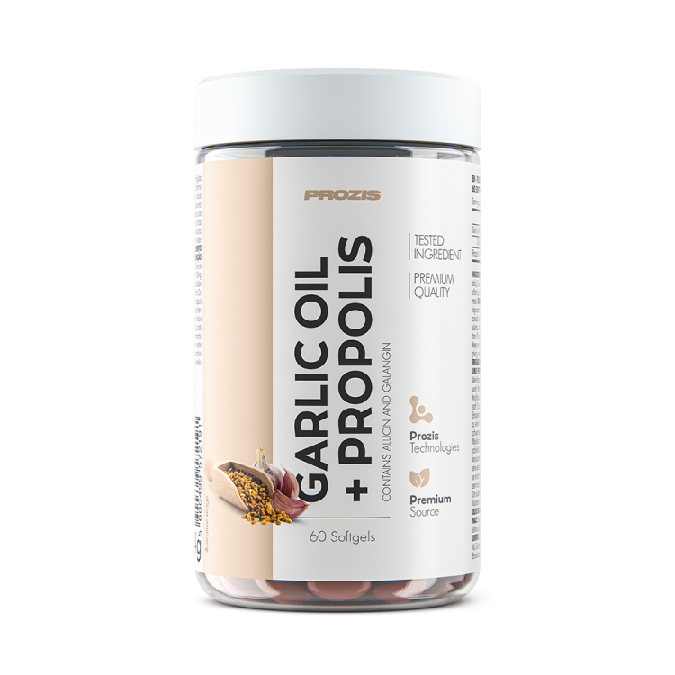 Óleo de Alho + Própolis 500 mg 60 cápsulas moles