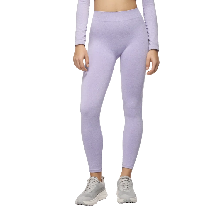Alpine Regular Waist Leggings - Purple Melange