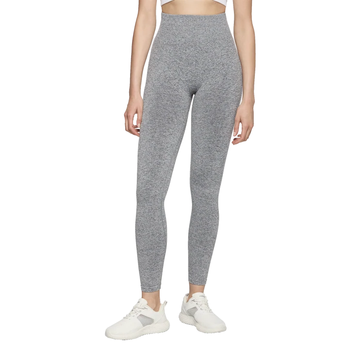 Gym & Tonic Medium Waist Leggings - Gray Melange