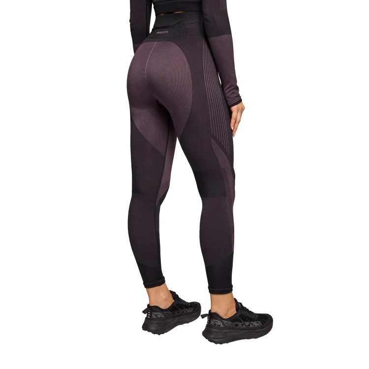 Legging Taille Moyenne Odyssey Utility - Black / Dark Lilac