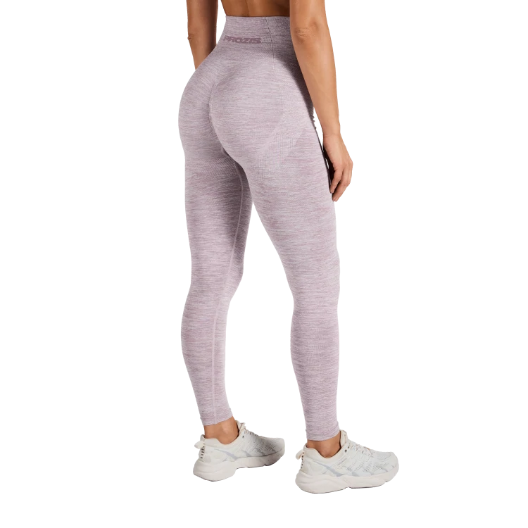 BFF High Waist Leggings - Light Lilac Melange