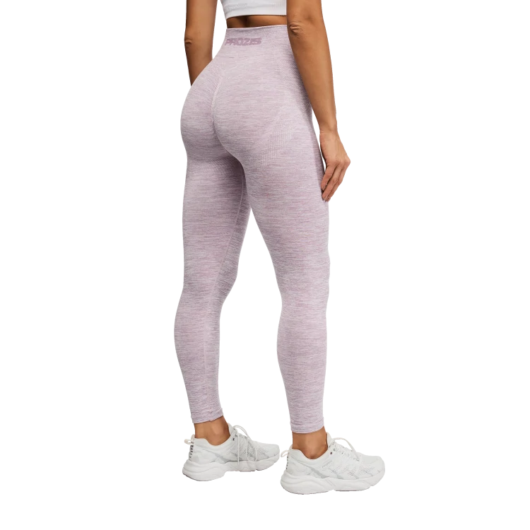 BFF Regular Waist Leggings - Light Lilac Melange
