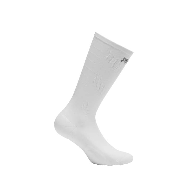 Comptech Cushioned Chausettes Hautes - White