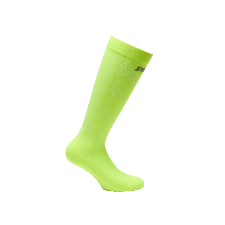 Comptech Cushioned Chaussettes Hauteur Genou - Neon Yellow