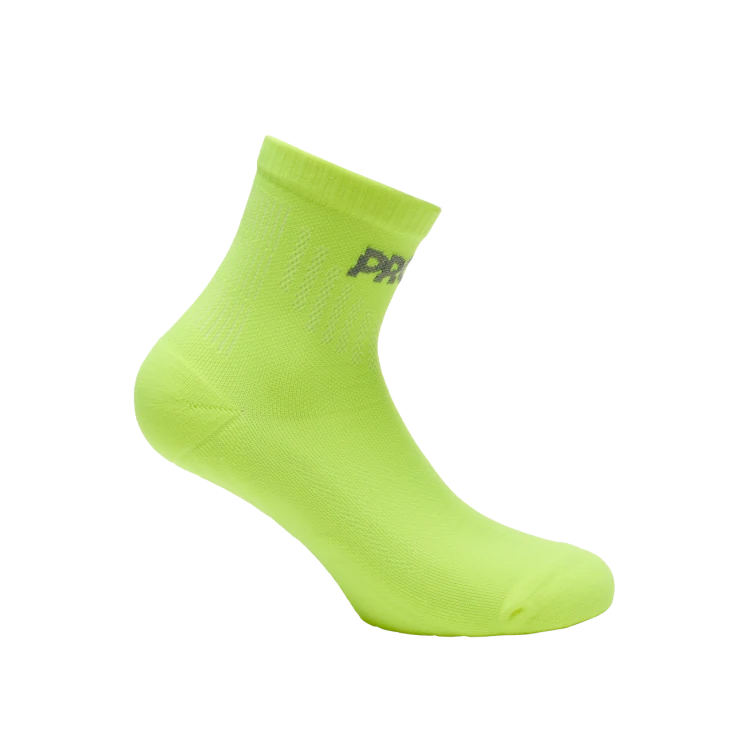 Chaussettes de Cheville Comptech Cushioned - Neon Yellow