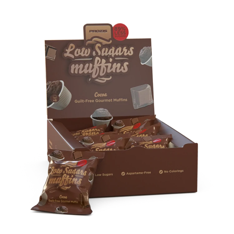 Muffiny o niskiej zawartości cukru (6 szt.) - Kakao