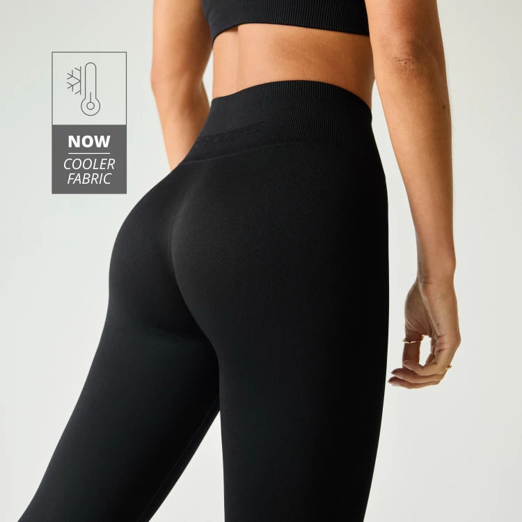 Legging Taille Moyenne Athleisure - Black