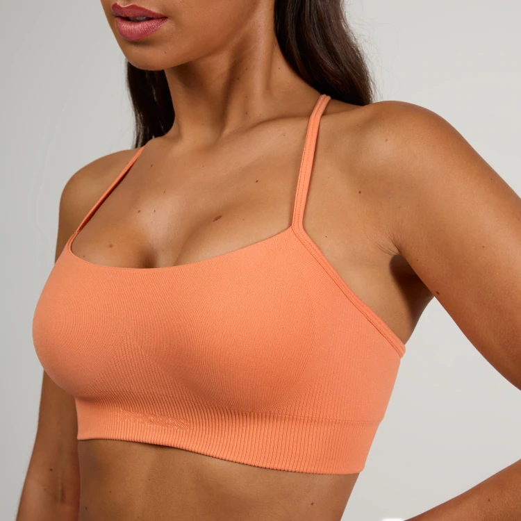 Athleisure Sports Bra - Summer Orange