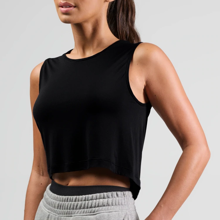 Crop top Athleisure - Black