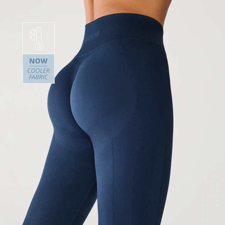 Legging Taille Moyenne Athleisure Aero - Navy Blue