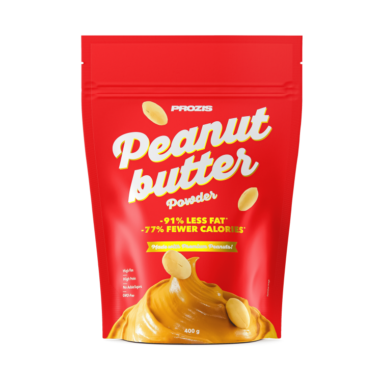 Manteiga de amendoim em pó