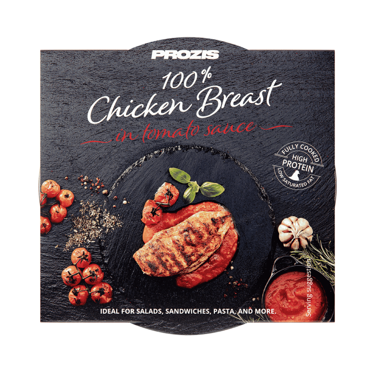 100% Peito de Frango Premium - em molho de tomate 155 g