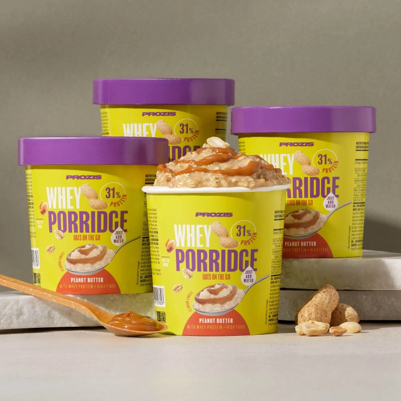 4 x Papas de Aveia com Whey Oats-on-the-go 60 g Chocolate